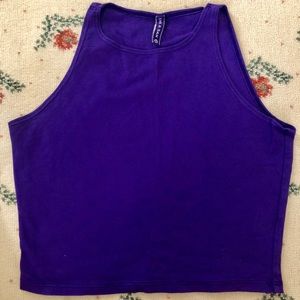 LF Crop Top in Purple